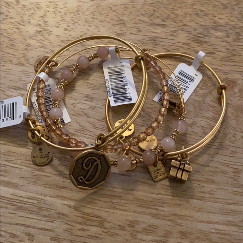 Alex and Ani bracelet set